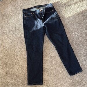 J. Crew Dark Blue Vintage Slim Straight Jeans 32 T 9 inch